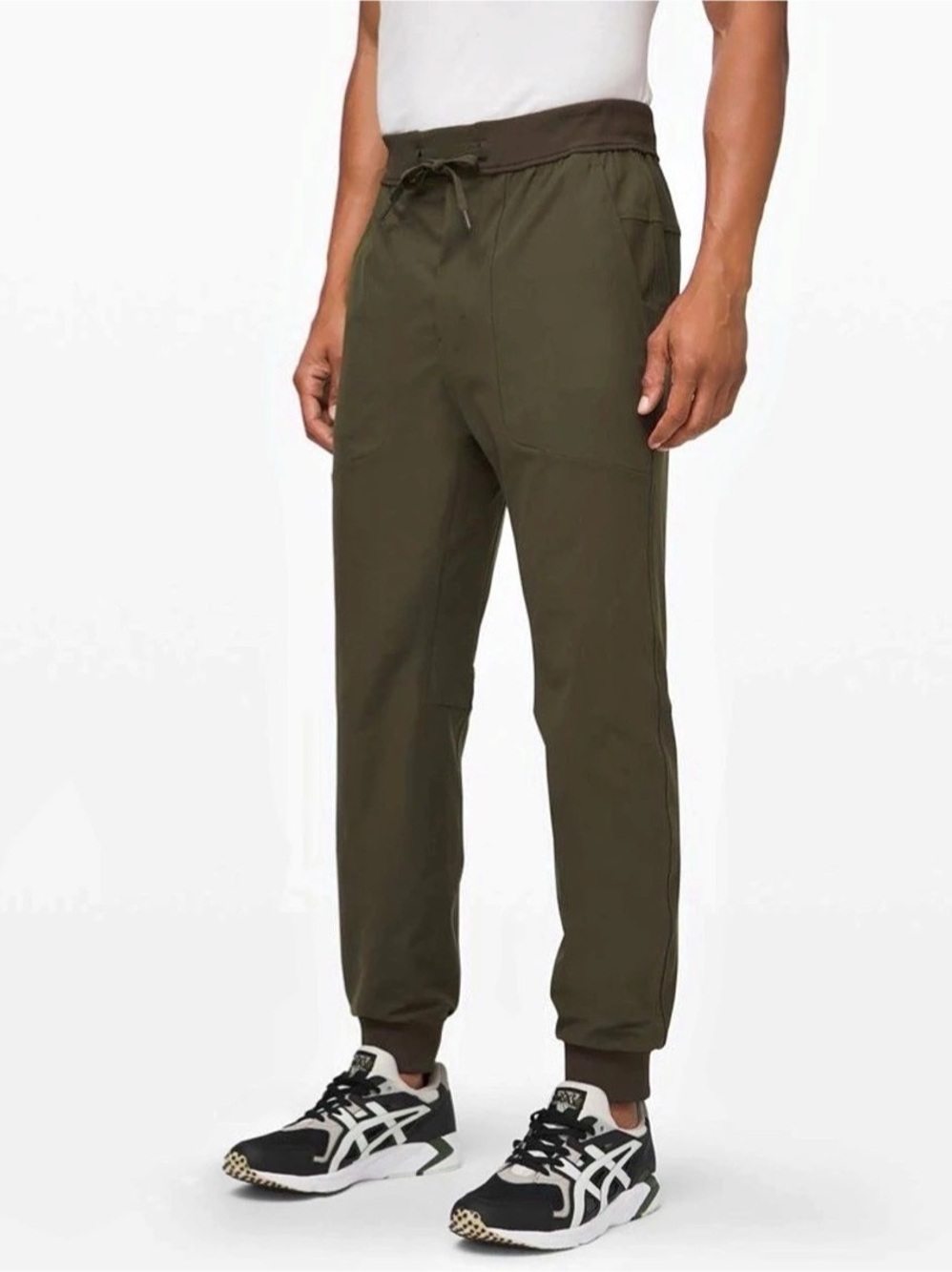 LULULEMON • ABC Joggers in dark olive mens size XXL athleisure M5720T